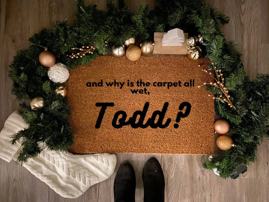 Christmas Vacation | Why is The Carpet All Wet Todd? Doormat