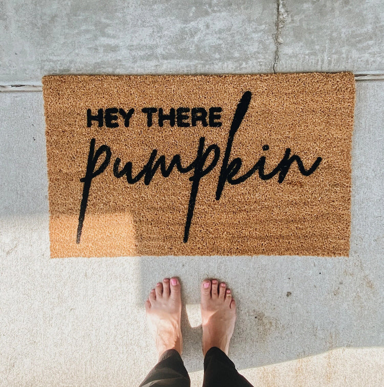 Hey There Pumpkin Doormat