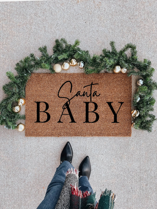 Santa Baby Doormat