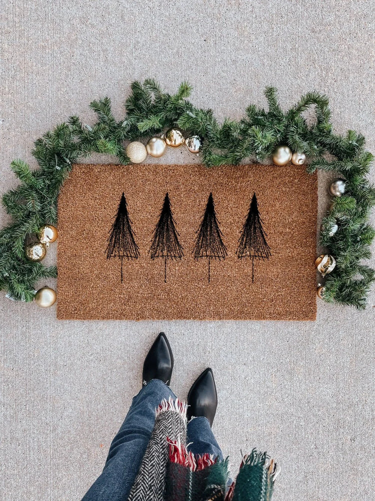 Winter Trees Doormat