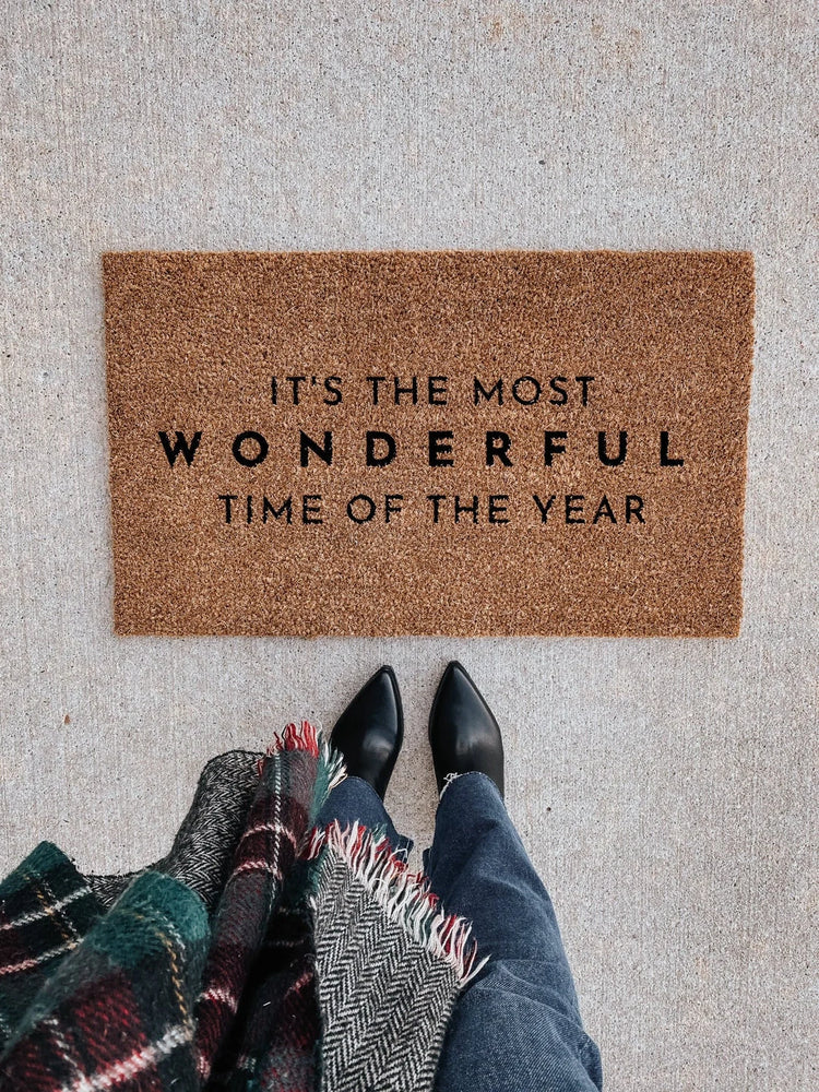 It's the Most Wonderful Time of the Year Doormat